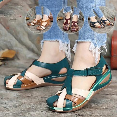 אופנה סנדלים לנשים נעלי חוף להחליק נעלי בית לנשים קזואל חיצוני גלדיאטור סנדלי קיץ סנדליות mujer wo