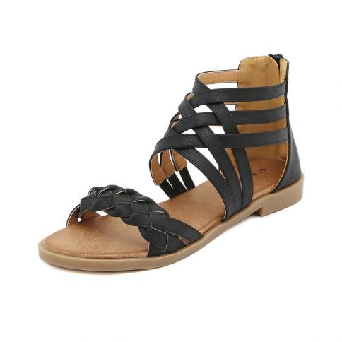 Strappy Zip Back Chunky Sandals, Women's Fashion, Footwear, Sandals on  Carousell