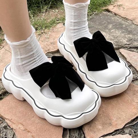 נשים קשת נעלי קיץ קיץ נעלי ראש עגול רך סוליות קלות סנדלים נוחים zapatos plataforma