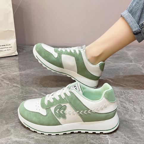 Fashion Sneakers For Women 2023 Spring Breathable Board Shoes Lace