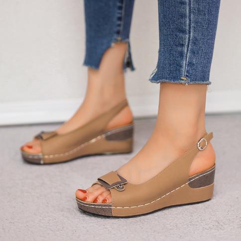 נעלי טריזים סנדלי נשים סנדלי עקב טריז אלגנטיים סנדלי קיץ לנשים 2022 סנדלי נשים