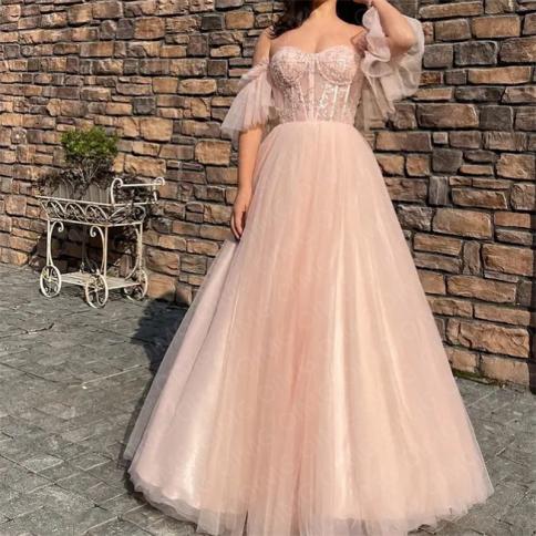 strapless open back dress Hot Pink High Low Tulle Long Prom Dresses, Hot Pink High Low Formal Gr –  jbydress main image 0