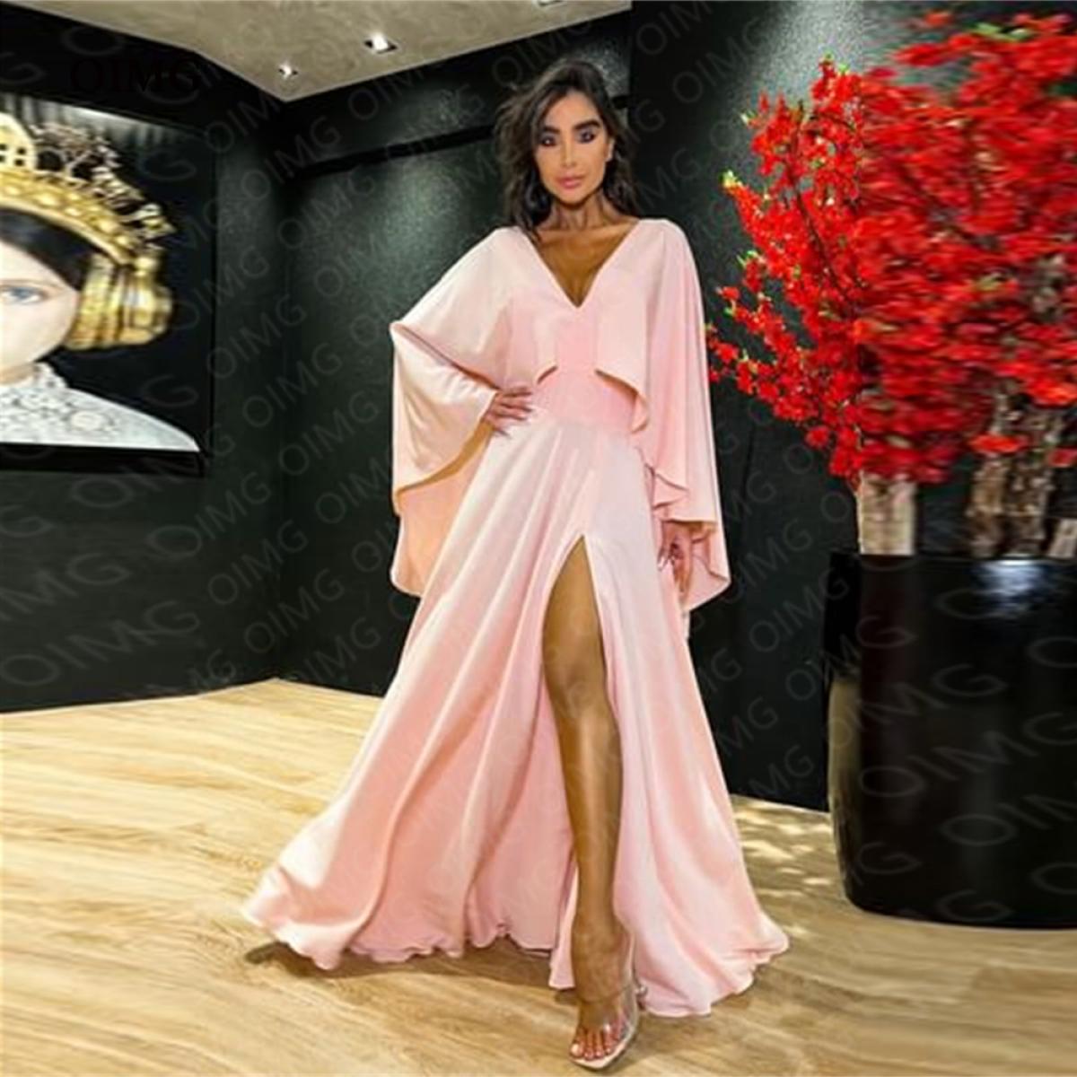 sachin and babi light blue dress Yellow Pleated Chiffon Maxi Long Prom Dress with Plunging Neckline –  loveangeldress main image 1