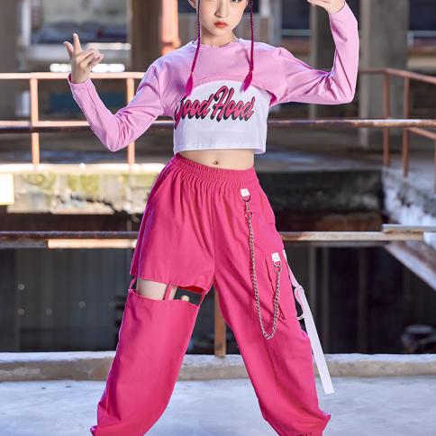 Pants Iconic Kpop Outfits Kids Hip Hop Clothing For Girls