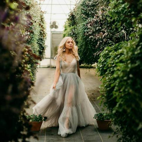 fashion usa dresses Sidonne Tulle Maxi Dress – VICI main image 1