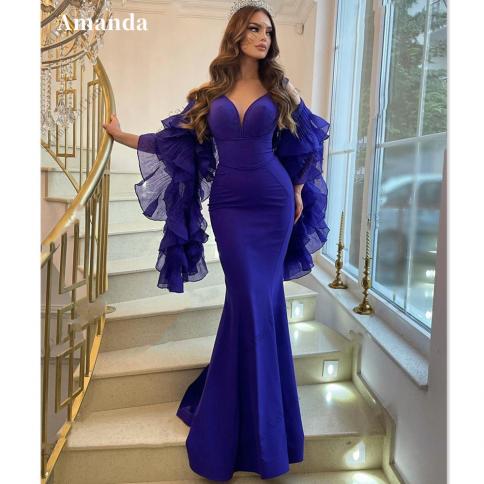 princess polly baby blue dress Royal Blue Mermaid Sparke Sequin Backless Long Prom Dresses, FC6249