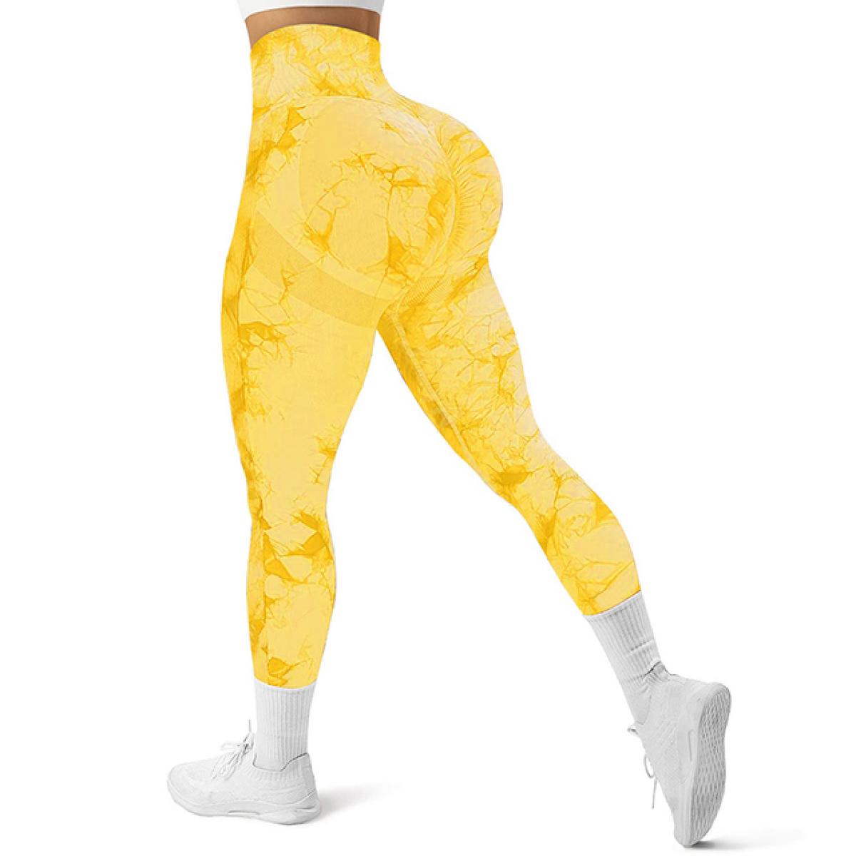 YWDJ Tights for Women Fashion High Waist Printed Tight Fitness Yoga Pants  Nude Hidden Yoga PantsOrangeM 