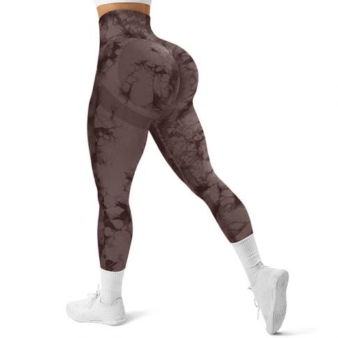 BJYX Yoga Pants Women Mention Hip Sports Pants High Waist Seamless Yoga  Leggings Tie Dye Workout Fitness Gym Leggings Fitness Wear