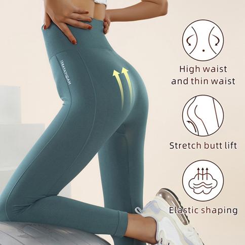 Shaping Leggings Women Push up Apparel Printed Activewear Blue Green Yoga  Pants High Rise Bottoms Lycra Spandex Gym Dance Fitness Tights 