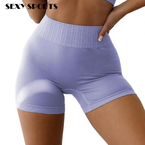 מכנסיים קצרים ללא תפרים לנשים מכנסי אימון קצרים כושר ספורט קצר בגדי כושר מכנסיים קצרים יוגה מכנסי יוגה חדשים