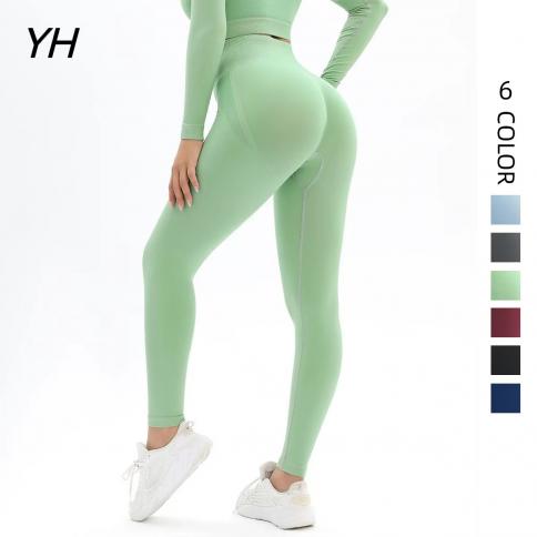 Effortless Seamless Leggings Scrunch Butt Gym Leggings Women Push Up Booty  Workout Tights Fitness Stretchy High Waist Yoga Pants
