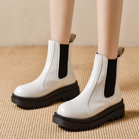 Office white ankle clearance boots