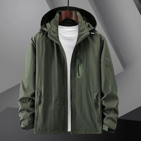 For 2023 New Year Spring Autumn Cargo Green Black Men's Oversize 4xl 5xl  Zip Up Brand Fashion Tactics Military Jackets 4XL FOR 190 CM 90KG 4XL FOR  190 CM 90KG 1866 4 1866 4