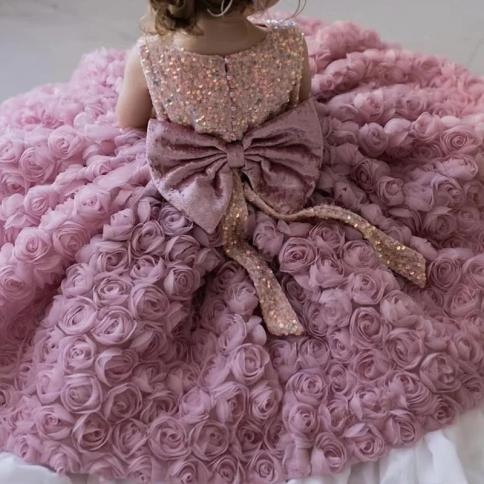 strapless open back dress Mermaid Princess Purple Pearl Birthday Party Dress Costume  Fox Baby & Co