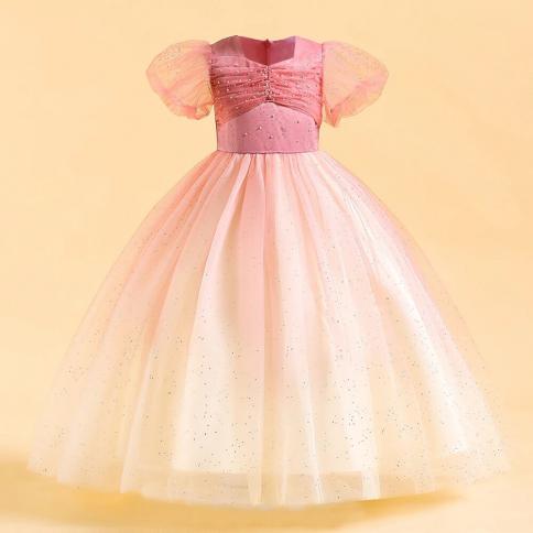ילדי קיץ שמלת נסיכה לילדות פרח שמלת ערב שמלת נשף רשת בגדי ילדים בגדי ילדה נוער מסיבת חתונה