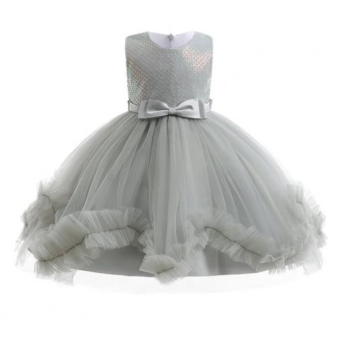 ילדי יום הולדת שמלת נסיכה לילדות ערב חתונה שמלת נשף שמלת טול פאייטים שמלות מסיבה אלגנטיות ילדים ילדה בד