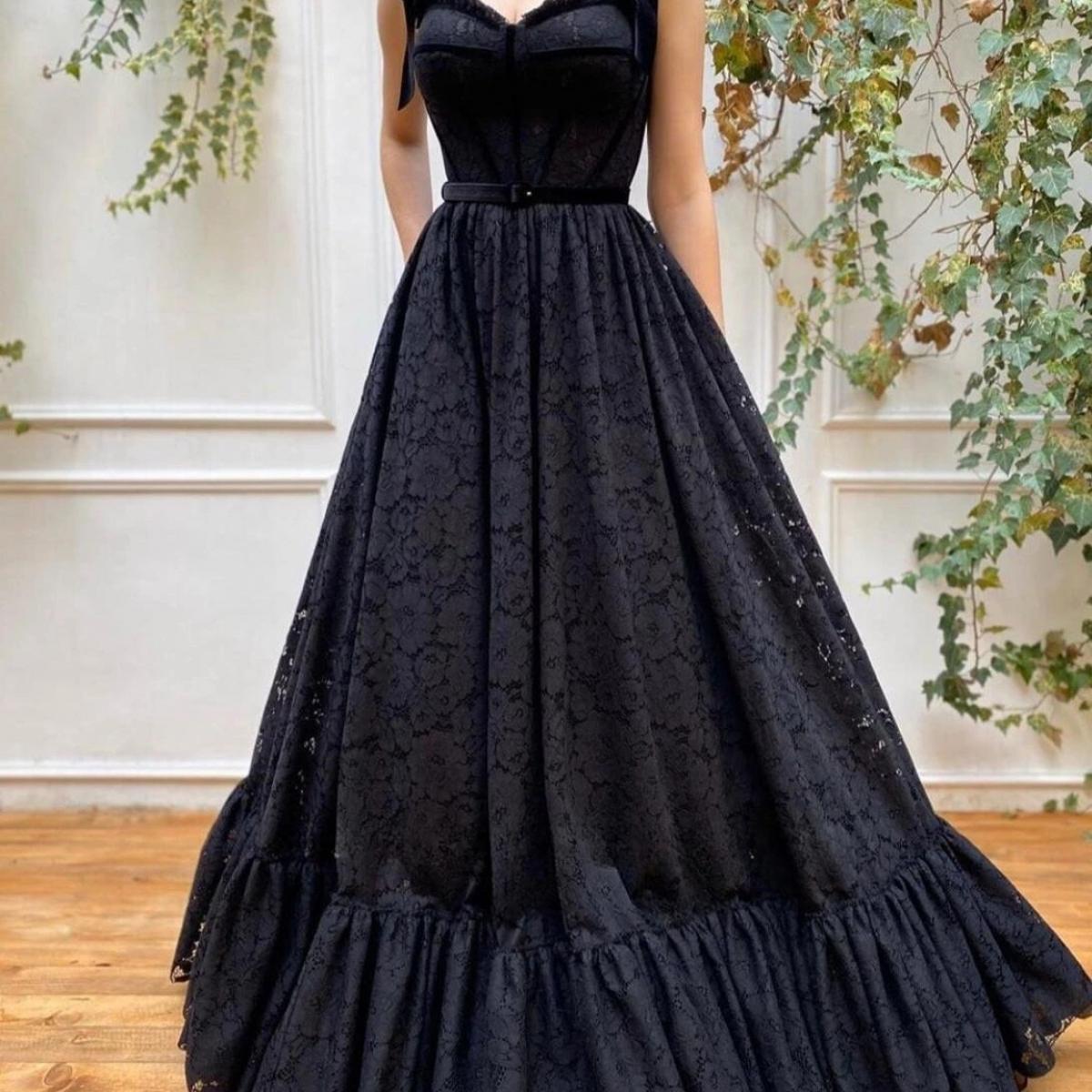 blue dress for baby girl Spaghetti Strap Evening Dress ,dark red Birthday Dress, Sweet Party Dr –  formalgowns main image 0