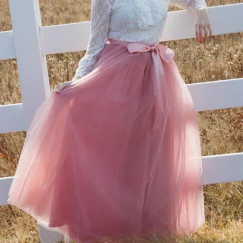 Lace Transparent Long Skirt,High Waist Skirt,Print Skirt,Long Casual  Bohemian Beach Skirt (48)