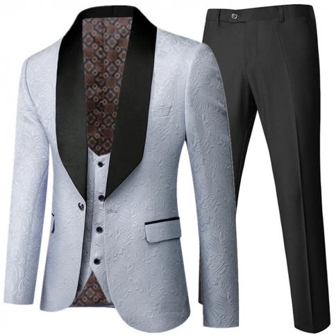 תהליך הבלטות נוצות משתה מעצב בלייזר מעיל מכנסיים אפוד / גברים 2023 חליפה חדשה מעיל חזייה מכנסיים 3 חלקים