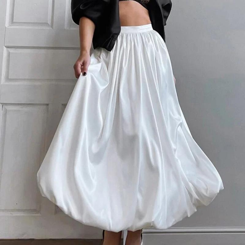 Black and white side zipper cheap skirt