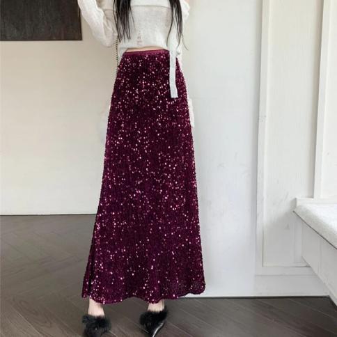 High waisted outlet maxi skirt 38