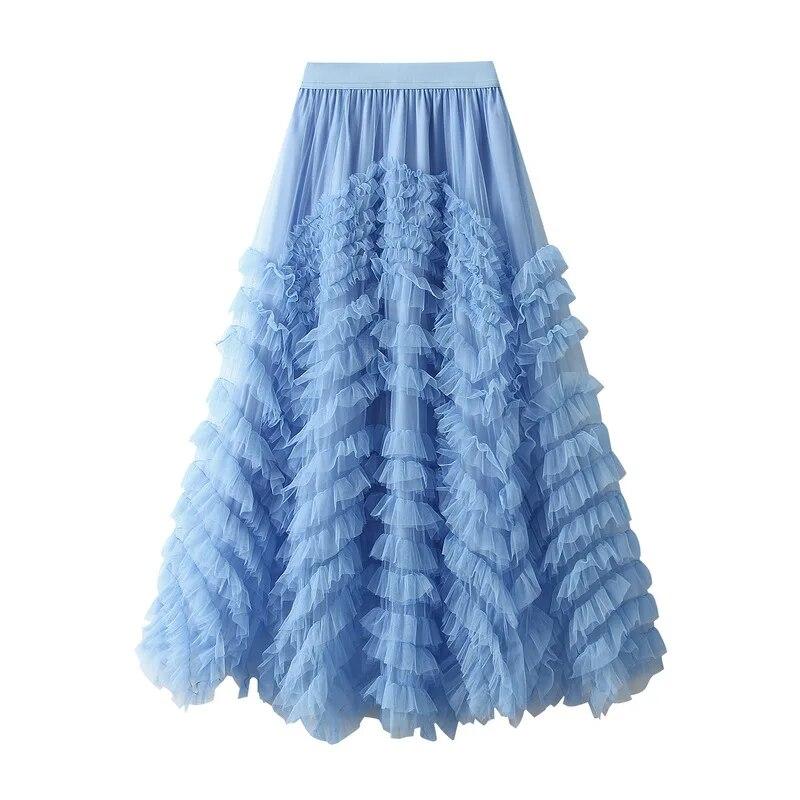 Tulle maxi skirt outlet designer