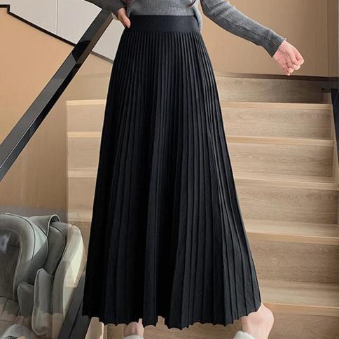 Thick best sale maxi skirt