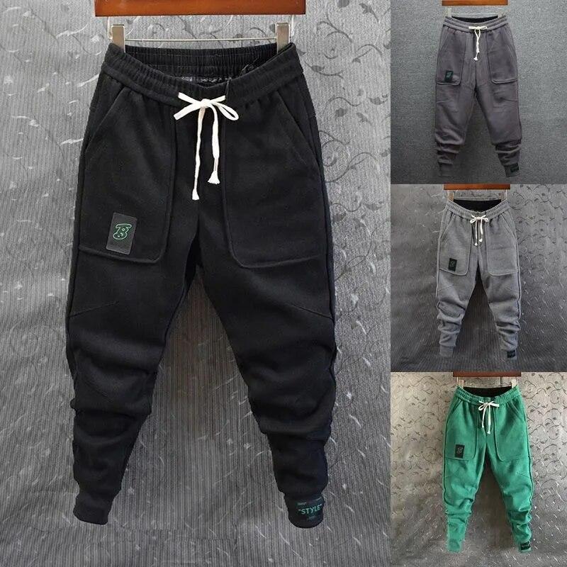 Men's Baggy Joggers Hip-Hop Dance Pants Sweatpants Cargo Loose Sports  Trousers +
