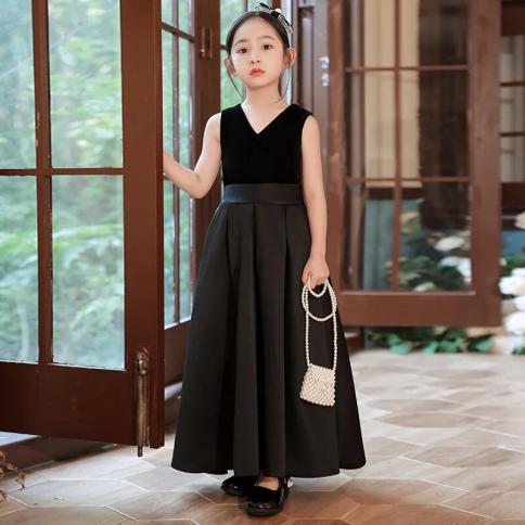 sachin and babi light blue dress Teenmiro Children Black Evening Dresses