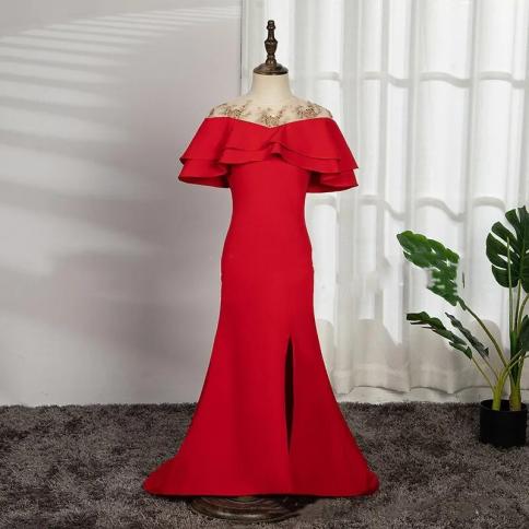 red dresses for teenage girl Teen Girls Casual Long Sleeve Backless With Waist Tie Birthday Dress Girls Size 14-15T,Red Discover the perfect dress for your prom night with our simple red stain long prom dress for teens Dresses for Teens & Juniors
