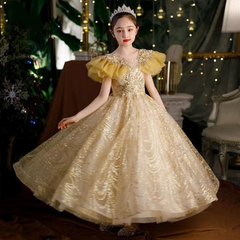 IBTOM CASTLE Toddler Flower Girl Dress Winter Long Sleeve Tutu Party Dresses  for Kids Christmas Holiday Merry Xmas Fancy Dress Up Costume Wedding Daily  Evening Gown Causal Clothes Velvet-Green 2-3T price in