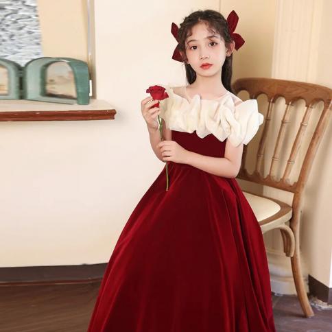 open lace back dress Off the Shoulder Red Prom Dresses High Low Girls Lace Formal party Gow –  Siaoryne main image 1
