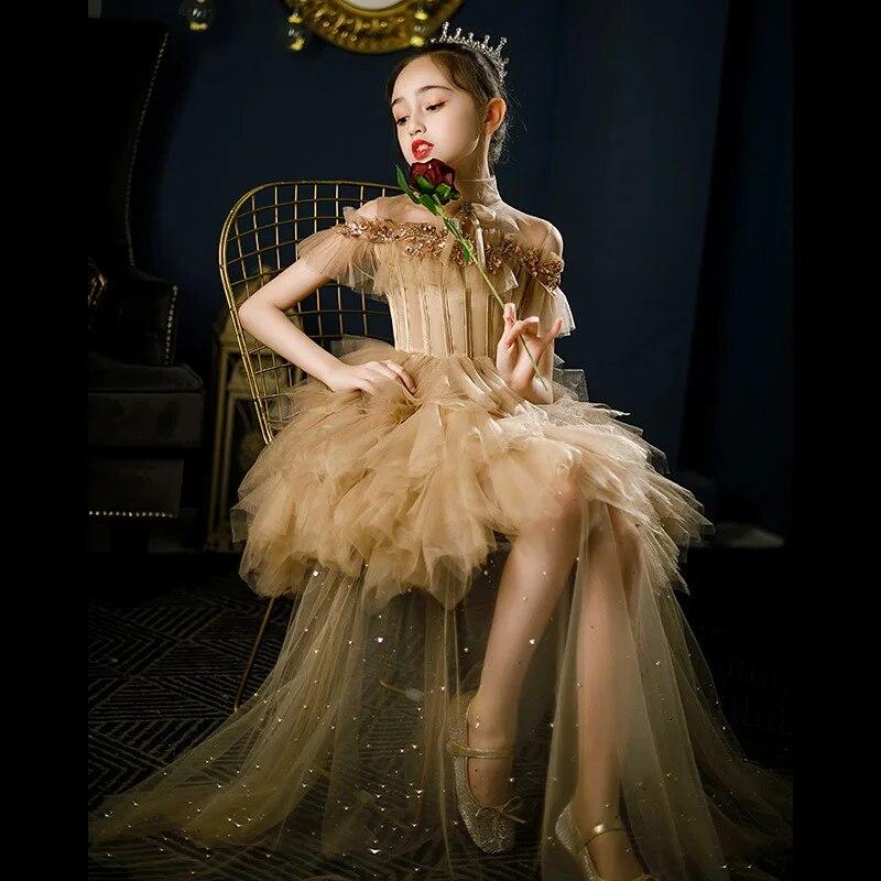 slim fit dress slacks Jackie Pinafore Sequin Dress White/Gold main image 0