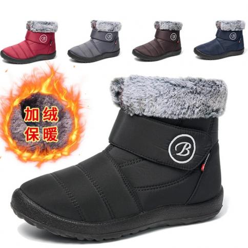 נשים להחליק חורף מגפי שלג נעלי פלטפורמה לנשים מגפי קרסול חמים נוחות חיצוניות נעלי כותנה מרופדות botas