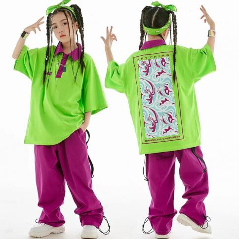 Costume de danse hip hop pour filles, vêtements de danse jazz, tenues de  séparés euse rave, vêtements E-girls, costume de performance, vêtements DJ  DS, DL7066 / Vêtements de scène et de danse