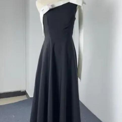 strapless open back dress Zapaka Women Black Graduation Dress One Shoulder Sequin Party Dress With  Tassels  Zapaka CA