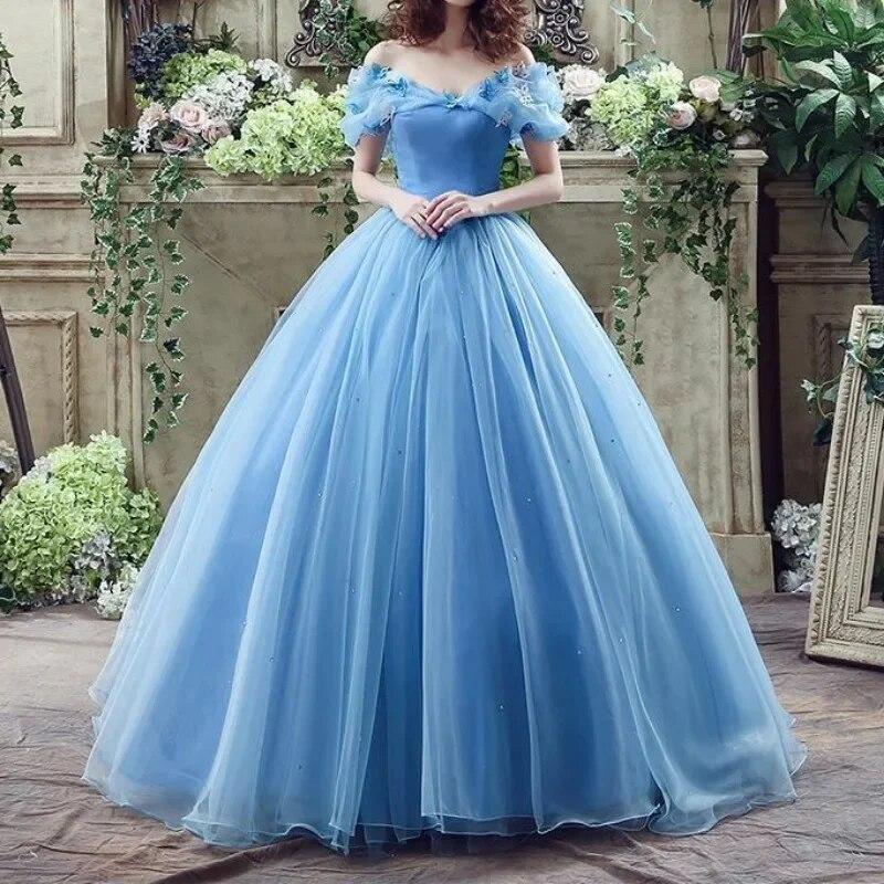 Fairy Vestidos De Dulces 16 Quinceanera Dresses Light Blue Off Shoulder With Butterfly Organza Sweet 15 Masquerade Ball Color grey green US Size XXL Fairy Vestidos De Dulces 16 Quinceanera Dresses Light Blue Off Shoulder With Butterfly Organza Sweet 15 Masquerade Ball Color grey green US Size XXL