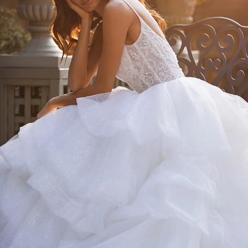 sachin and babi light blue dress Bateau Long Sleeve Appliques Lace Backless Ruffles Floor-length Prince main image 0