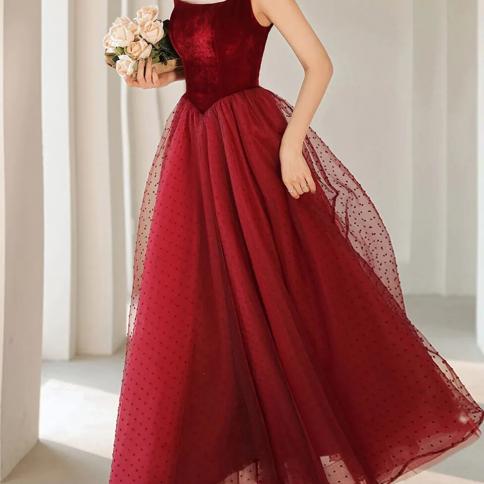 burgundy dresses for graduation BABARONI Spaghetti Straps Ruffle Satin Graduation Dress Burgundy, Burgundy / US0