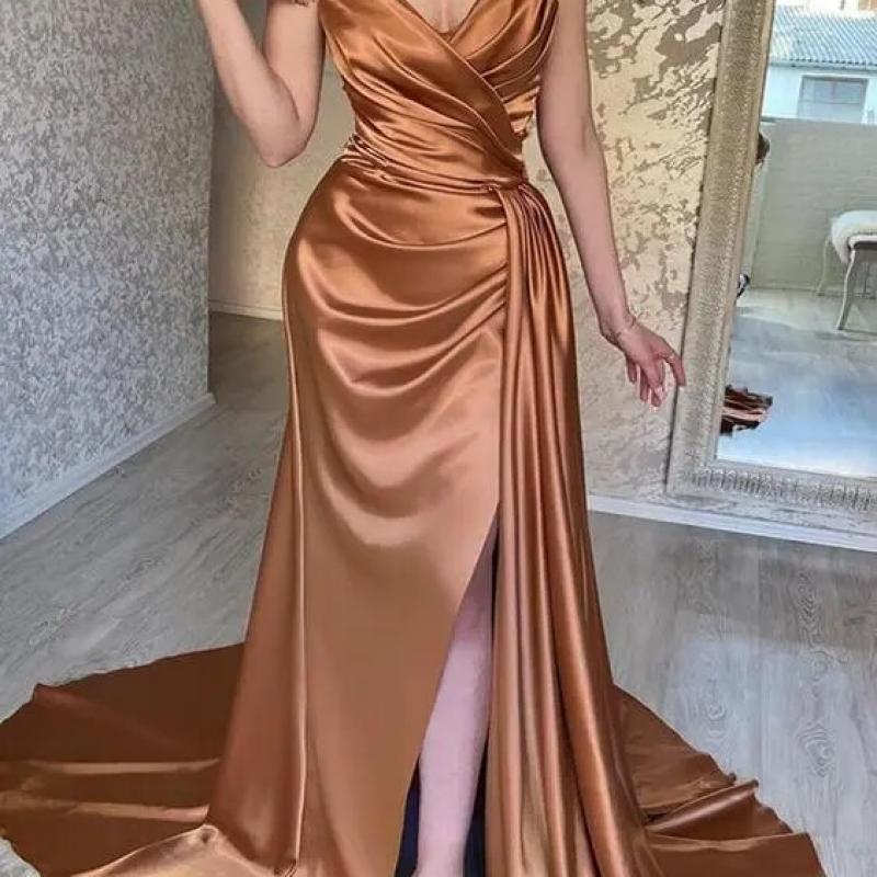 stretchy evening dresses Lady Black Tie - Sawyer Stretch Satin Evening Gown main image 0