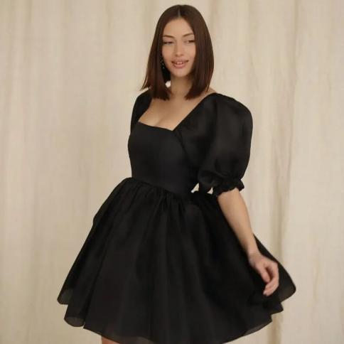 princess polly baby blue dress Gothic Black Lace Wedding Dresses Long Sleeves – Lisposa main image 0