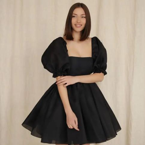 open lace back dress Dressystars Black Homecoming Dress Strapless Tight Short Prom Dress with Long Sleeves main image 0