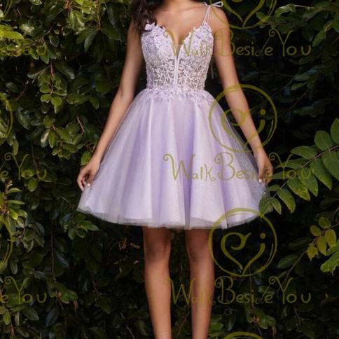 strapless open back dress Princess Straps Short Prom Dress Wine Red Homecoming Dress US18 / Blue