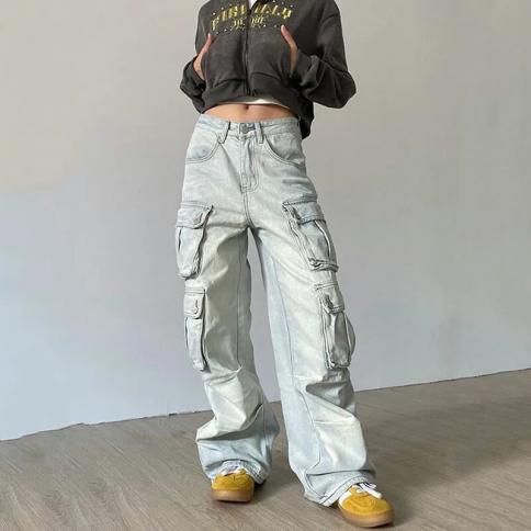 Cargo Pants for Women High Waisted Casual Pants Baggy Stretchy