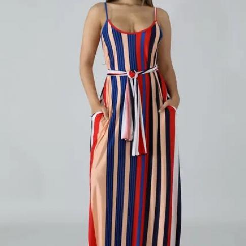 Loose Summer Dress Women Spaghetti Strap Bodycon Colorful Casual Dress Vestidos size XL Color M1042-5 Loose Summer Dress Women Spaghetti Strap Bodycon Colorful Casual Dress Vestidos size XL Color M1042-5