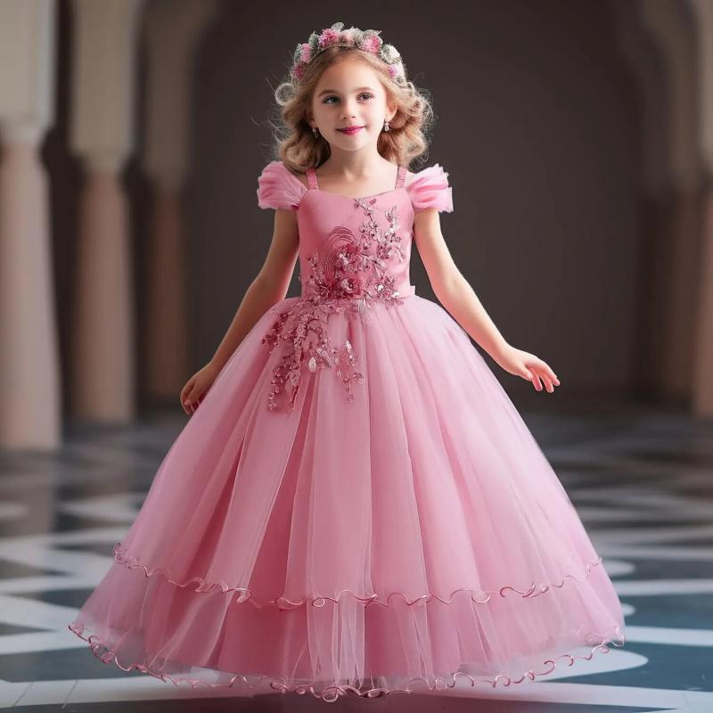 bridesmaid dresses for 8 year olds Pink Year Old Bridesmaid Dresses Sunny Fashion Flower Girl Dress Pink  Belted Wedding Party Bridesmaid 8,