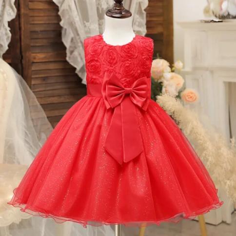 strapless open back dress Girls' Velvet Tutu Christmas Dress