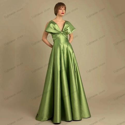 open lace back dress Classic Chiffon Evening Dress A Line V Neck Floor Length Split Front Party Dresses Evening Dresses