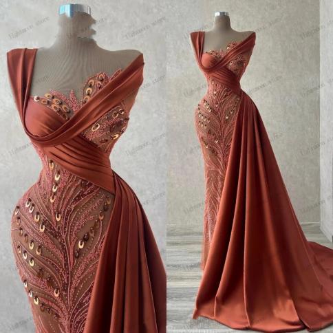 שמלת נשף יפה שמלות ערב אלגנטיות נדן בתולת ים תחרה אפליקציות ללא שרוולים ללא גב שמלות נשף vestidos de gala