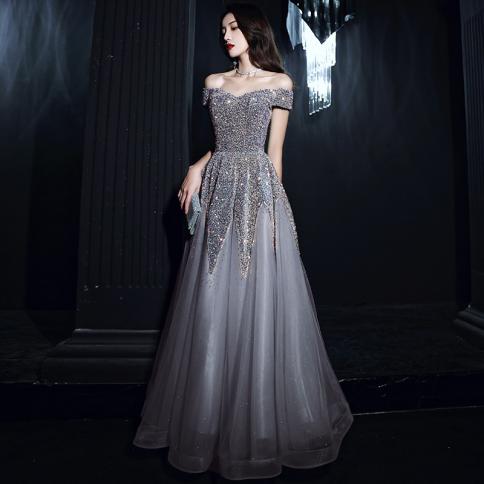 שמלת ערב בסגנון ארוך 2023 מארח תעשייה כבדה חדשה באיכות גבוהה בכושר slim fit כוכב שמיים שמלת ערב שמלת נשף יום הולדת p
